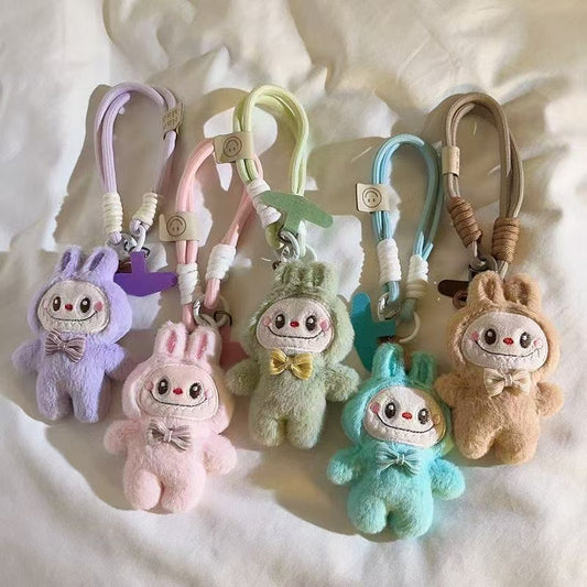 Labubu Fluffy Keychain